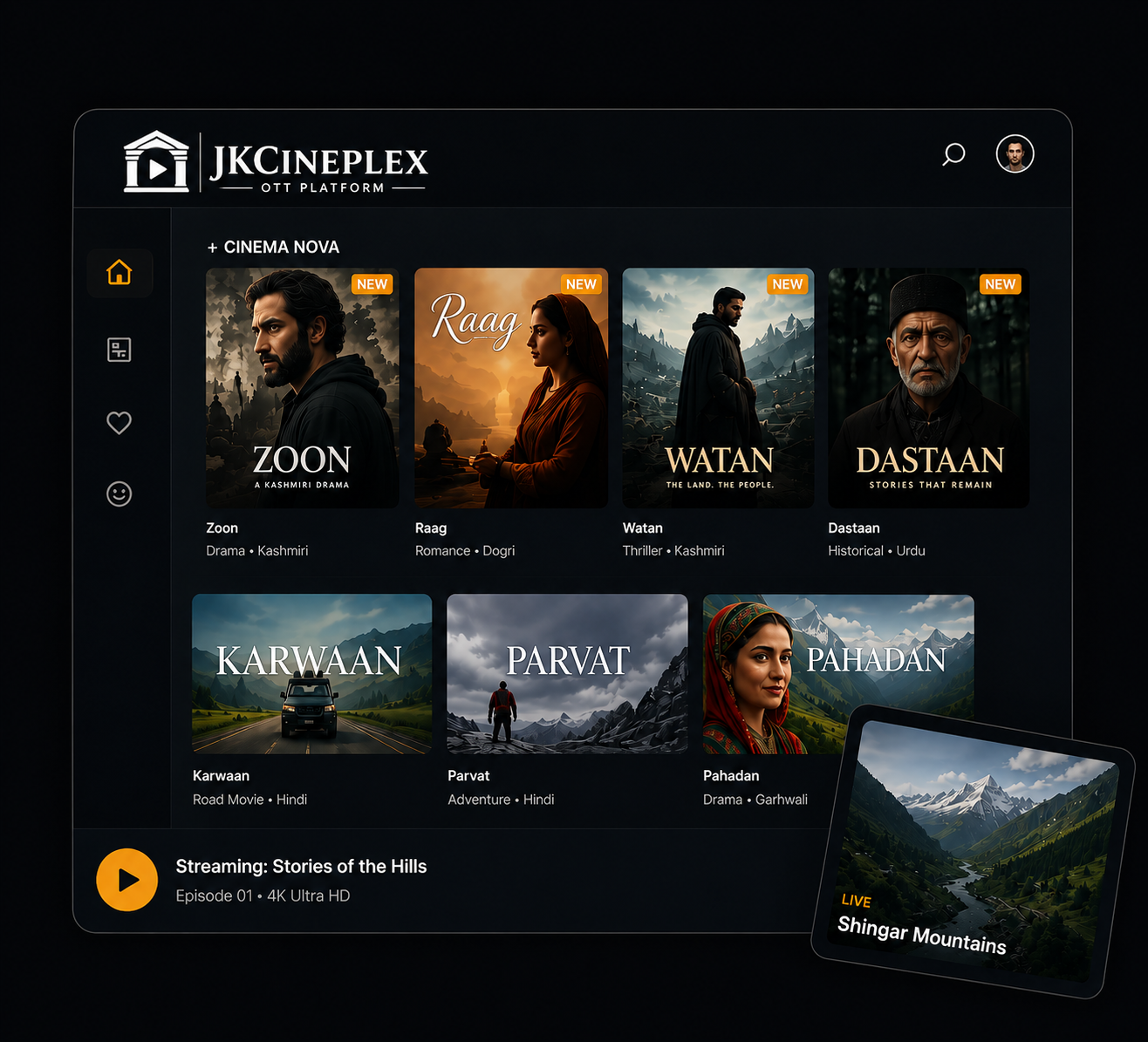 Vehda OTT Platform